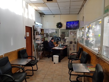 interiorul spalatoriei auto ellas